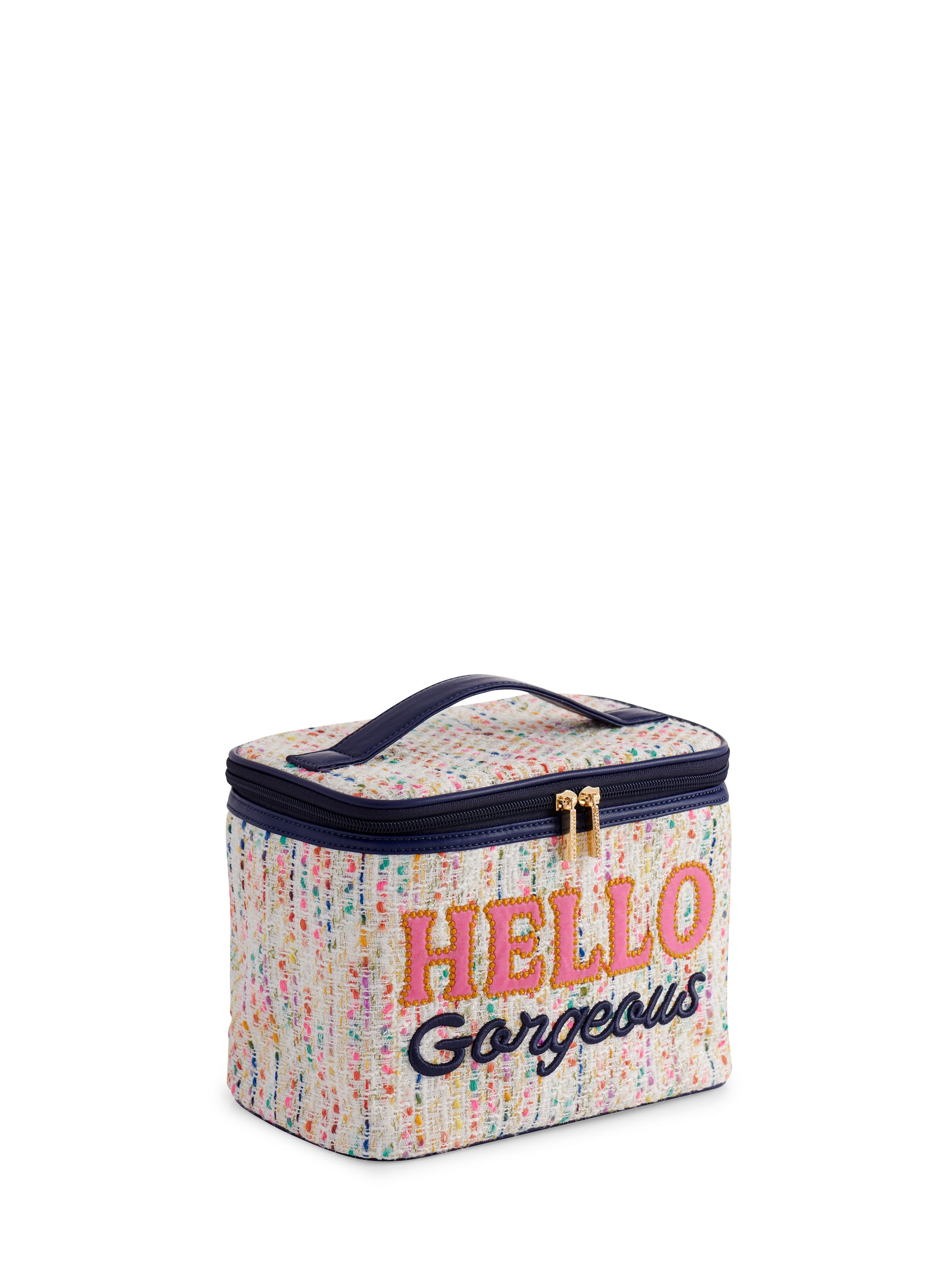Audrey "Hello Gorgeous" Cosmetic Zip Pouch