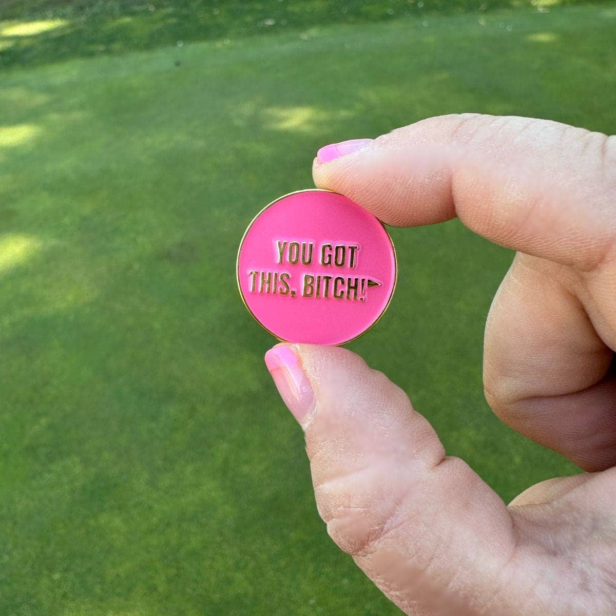 Feisty Women's Golf Ball Marker Hat Clip