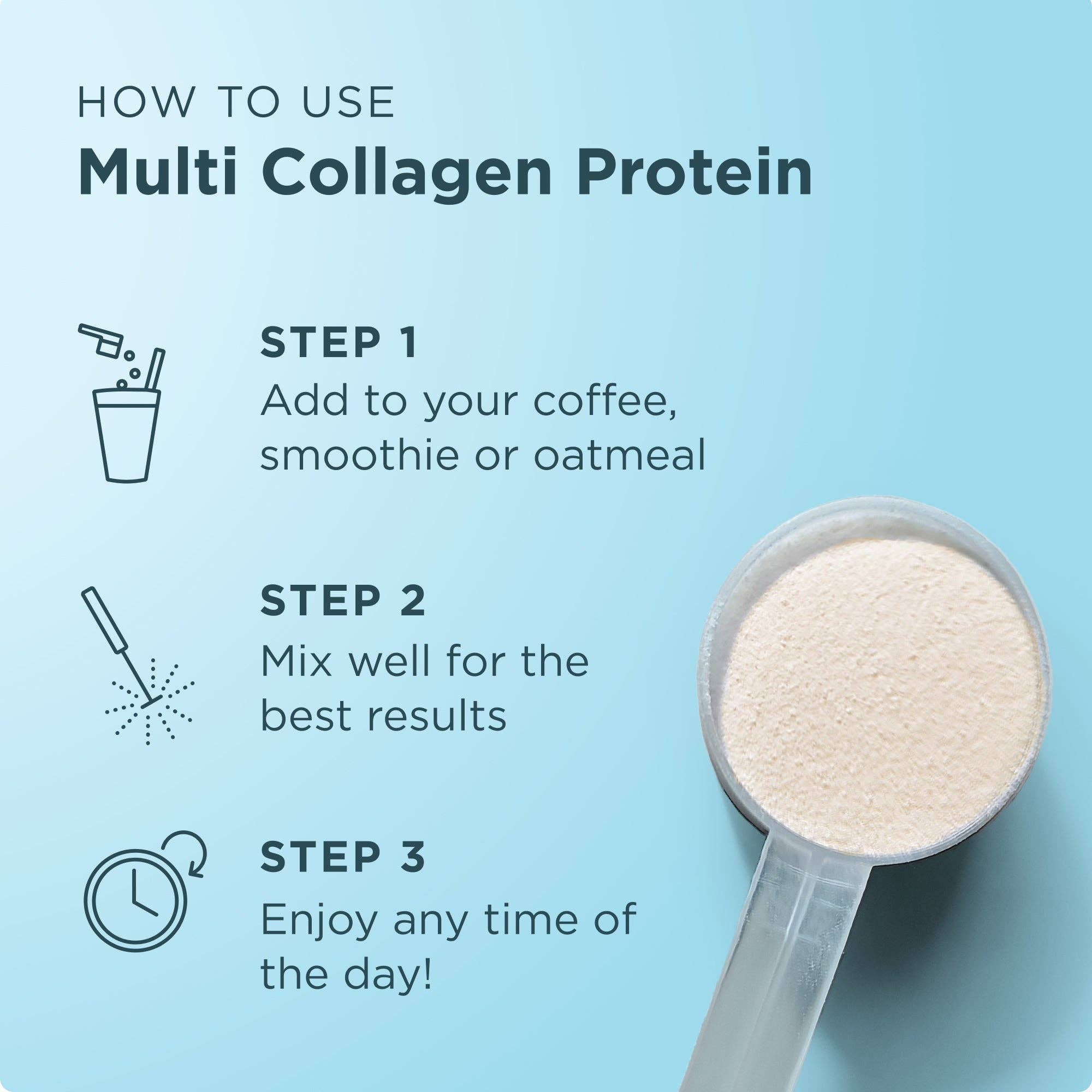 Multi Collagen Protein | Powder Unflavored (24 Servings)