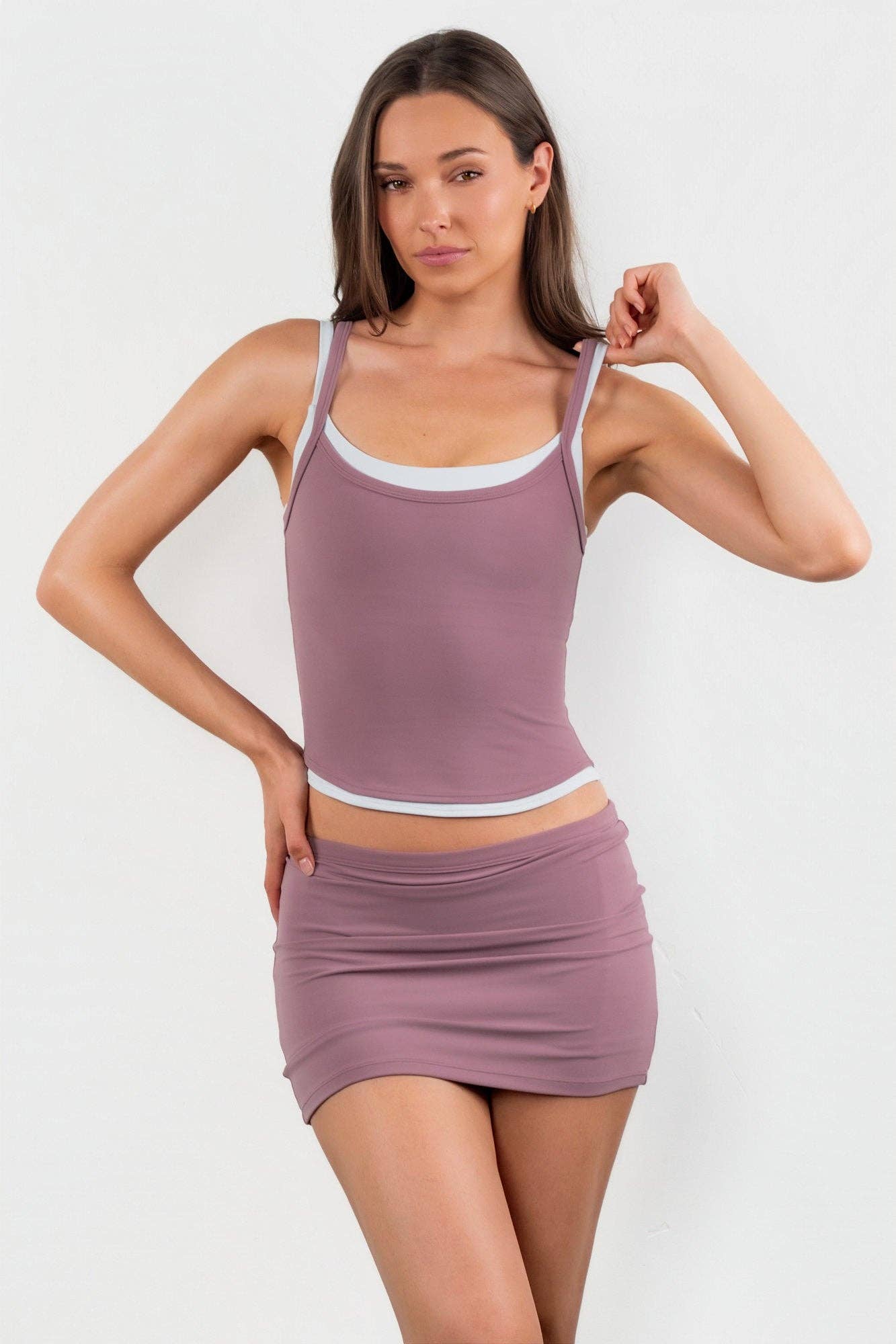 Cloud II™ Layered Tank - Earthy Plum