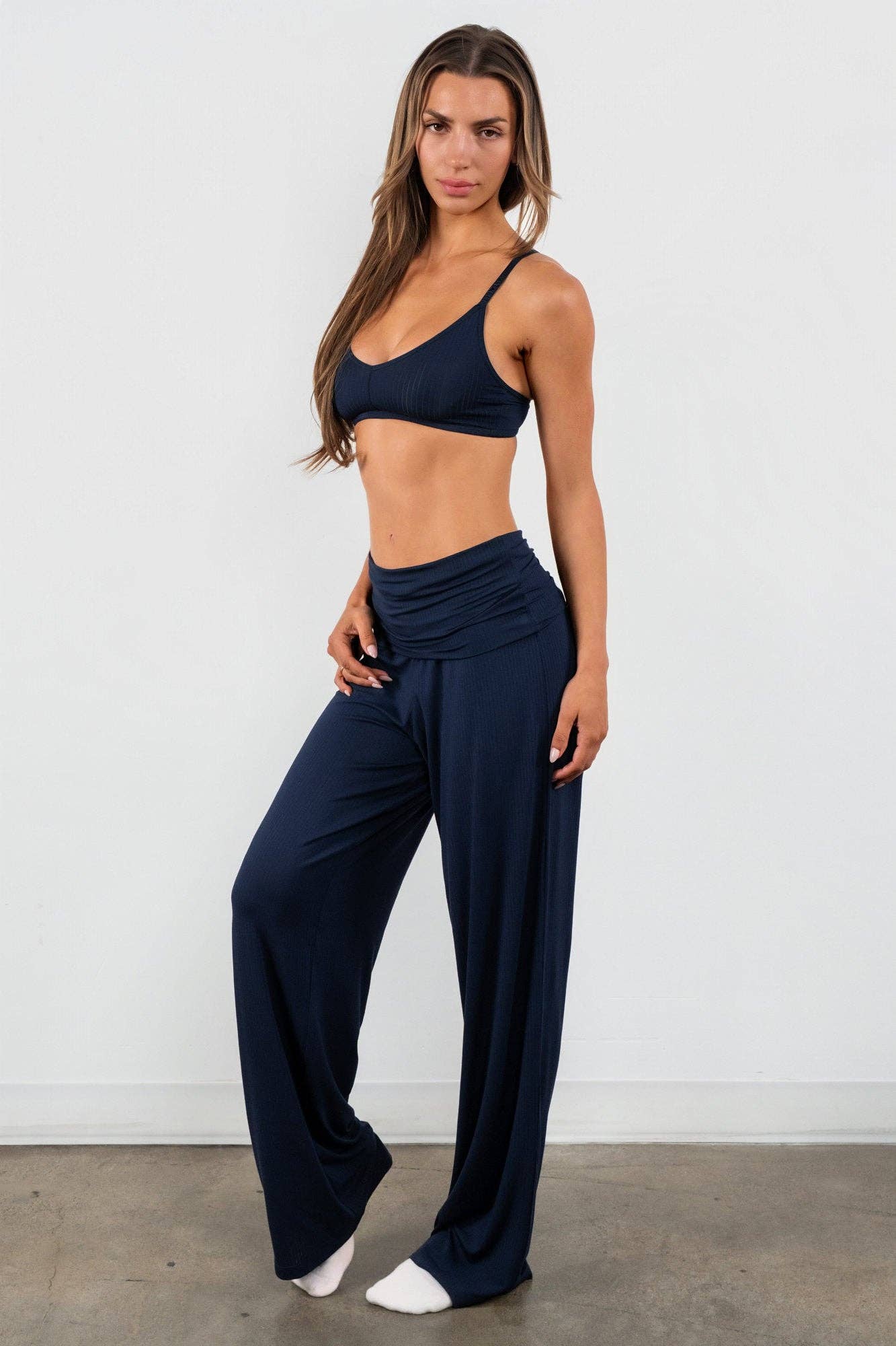 Vitality Float Rib Foldover Pant