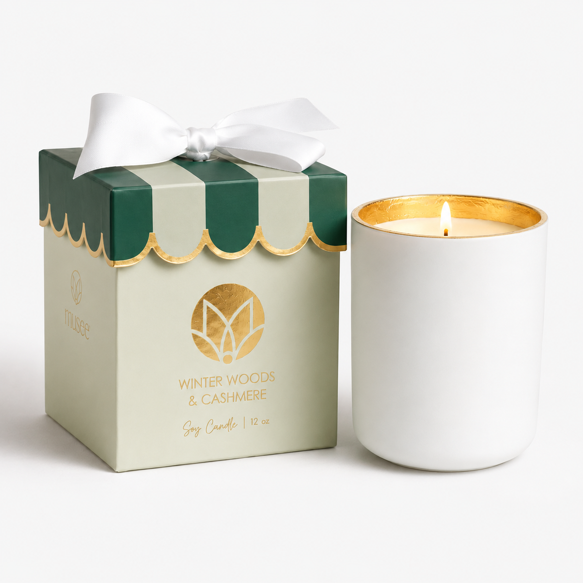 Winter Woods & Cashmere Soy Candle