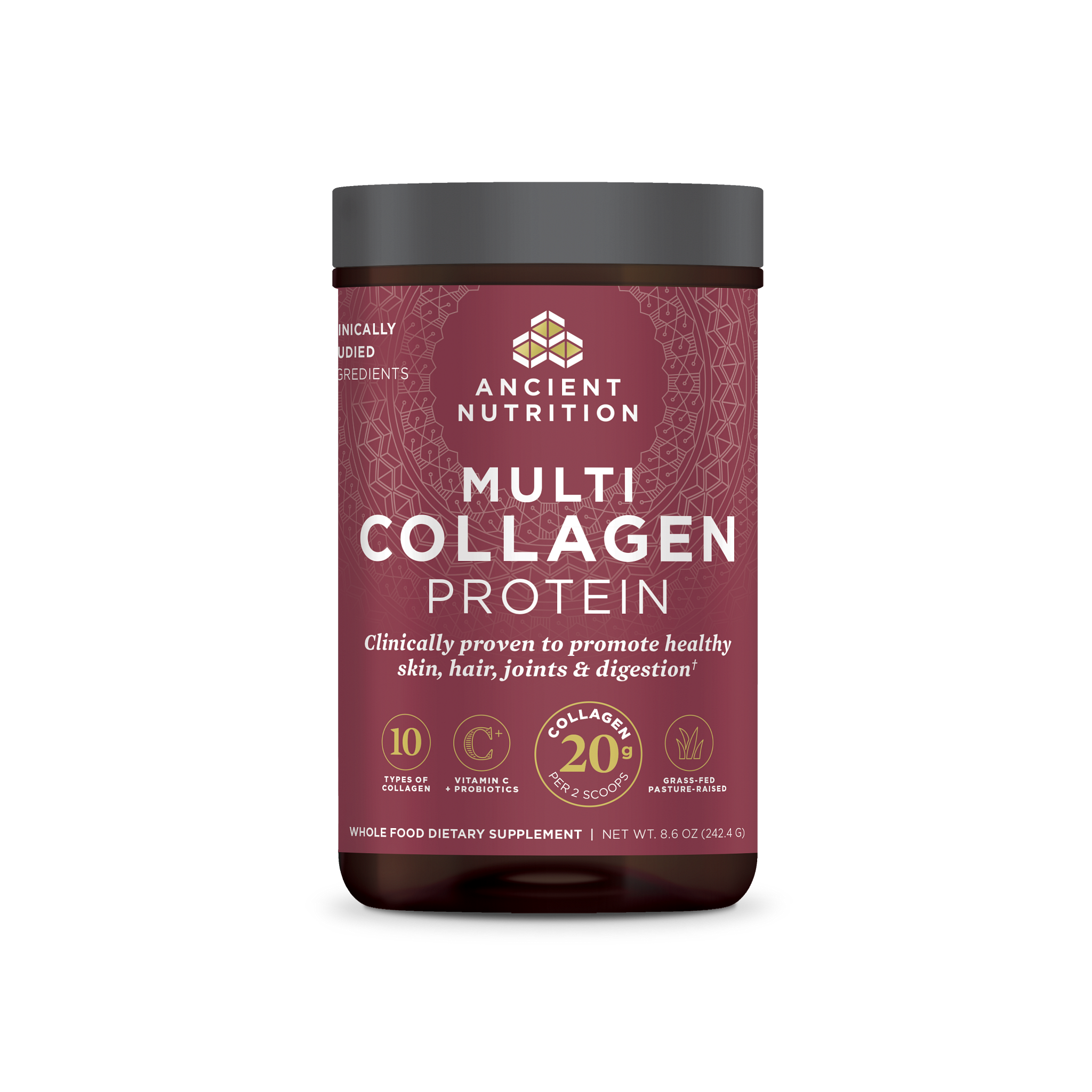 Multi Collagen Protein | Powder Unflavored (24 Servings)