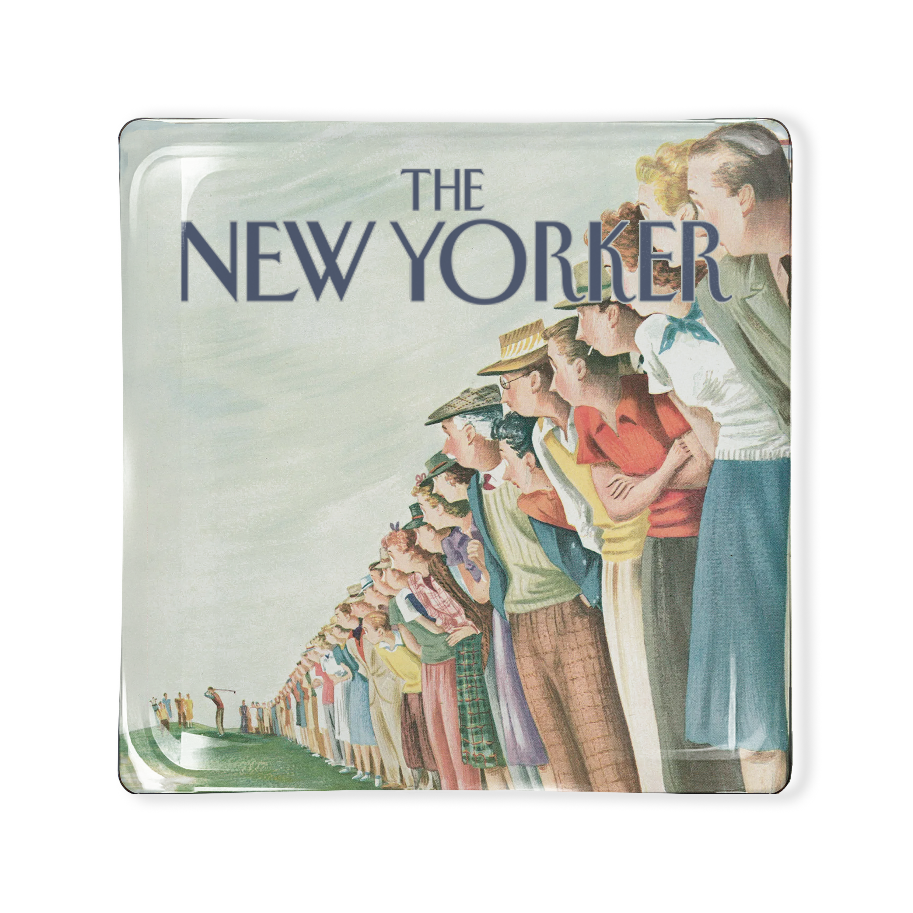 Glass Tray - New Yorker: Golf