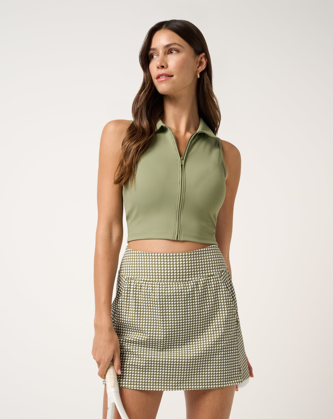 Moveknit Rib Zip Polo