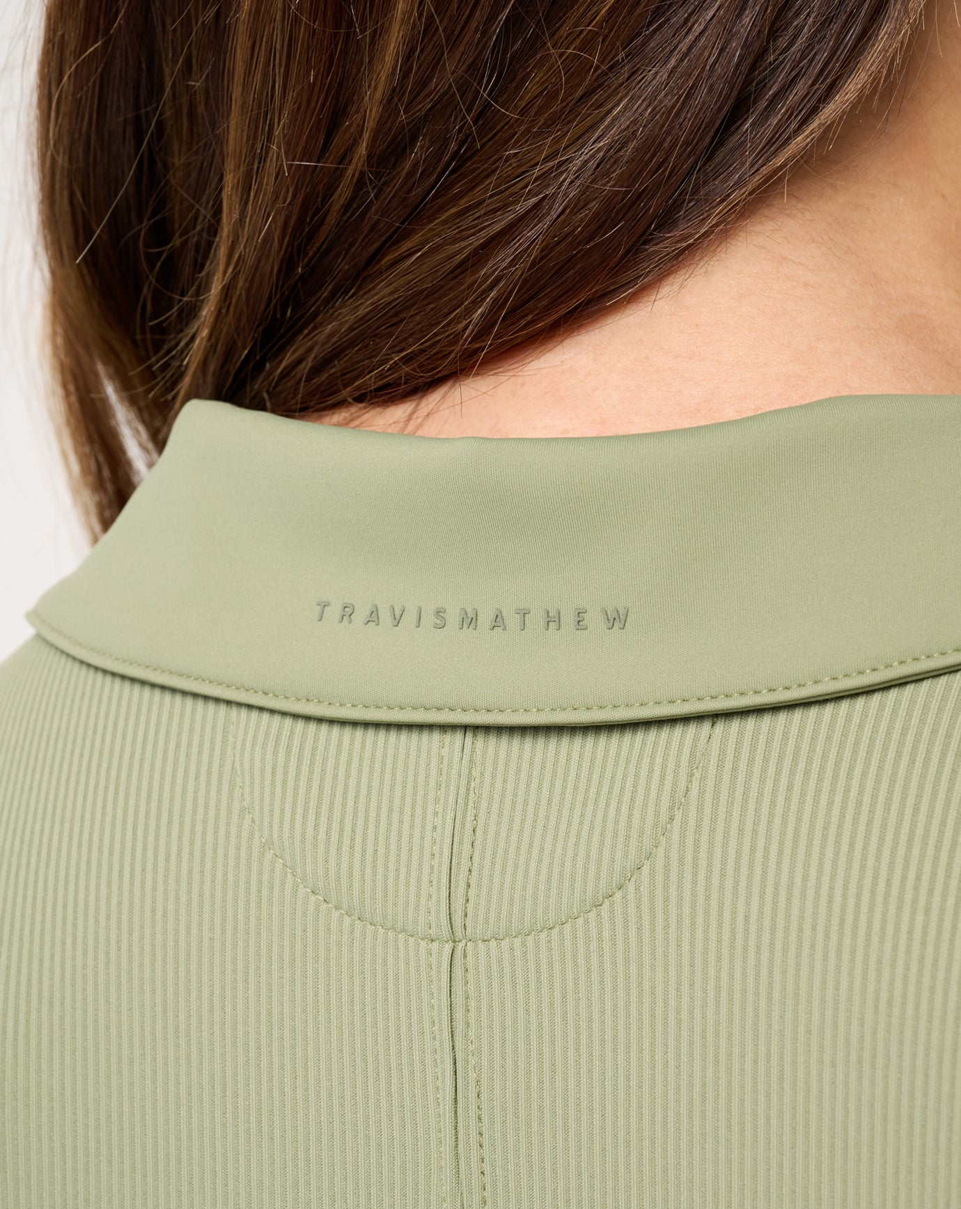 Moveknit Rib Zip Polo