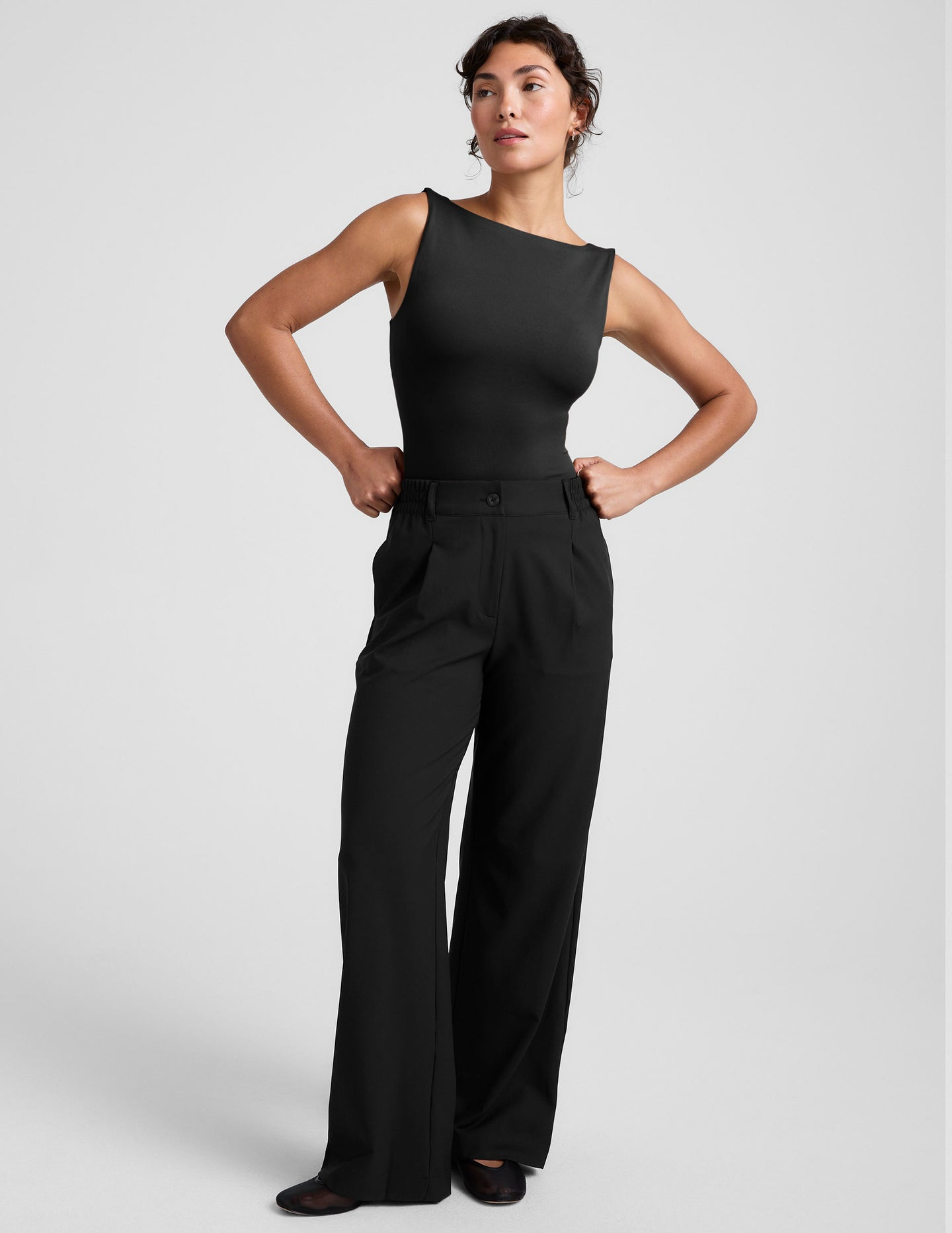 Status Wide Leg Trousers
