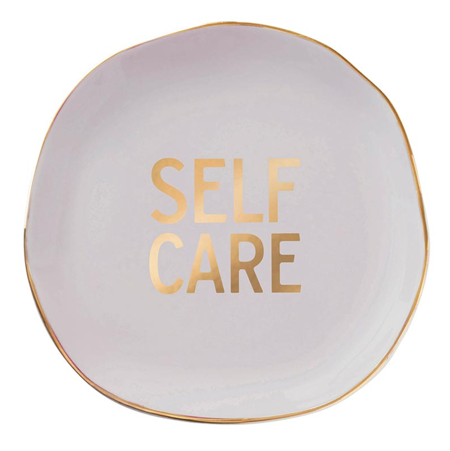 Ceramic Tray with Makeup Sponge - Self Care