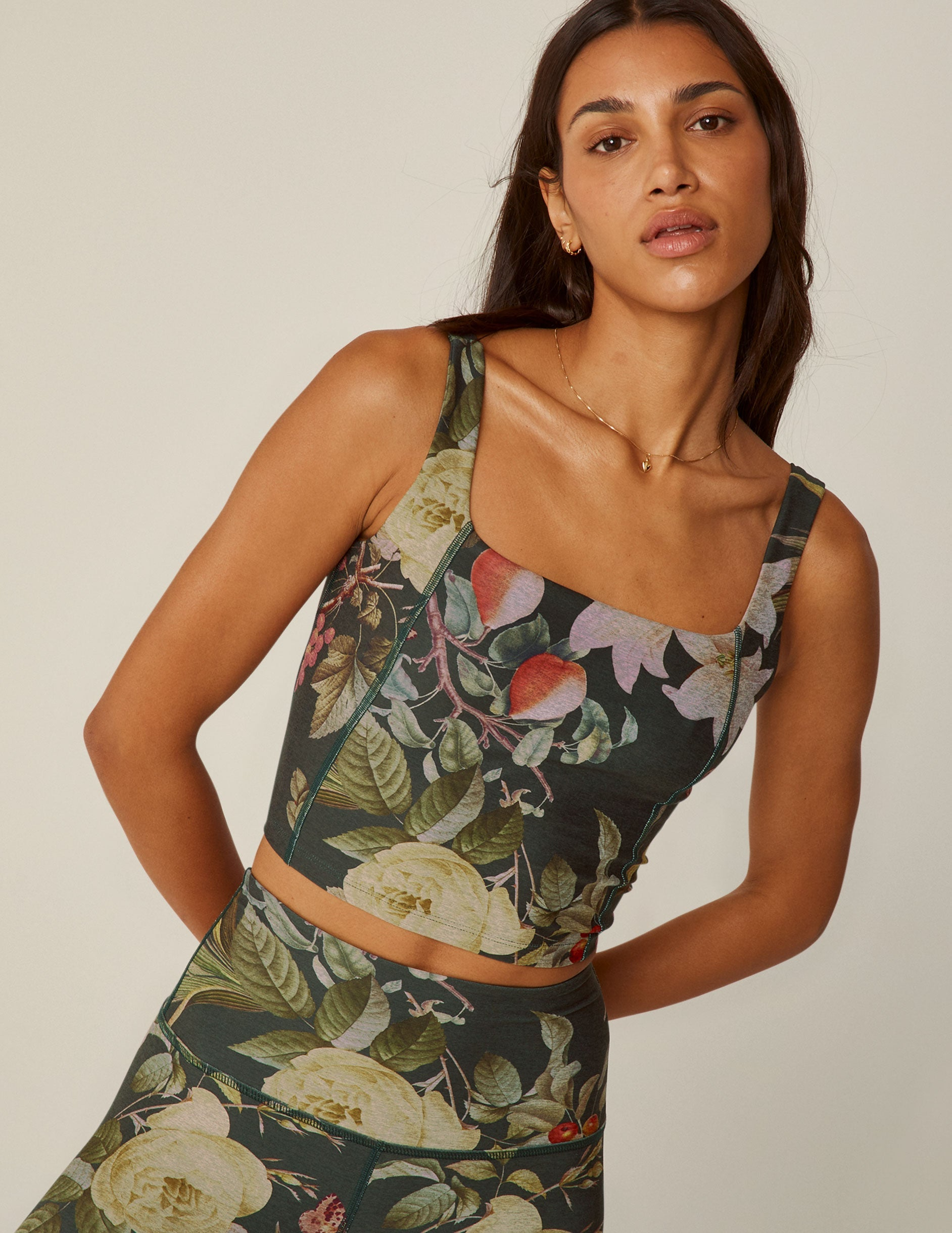 Botanical Garden SoftMark Impress Cropped Tank