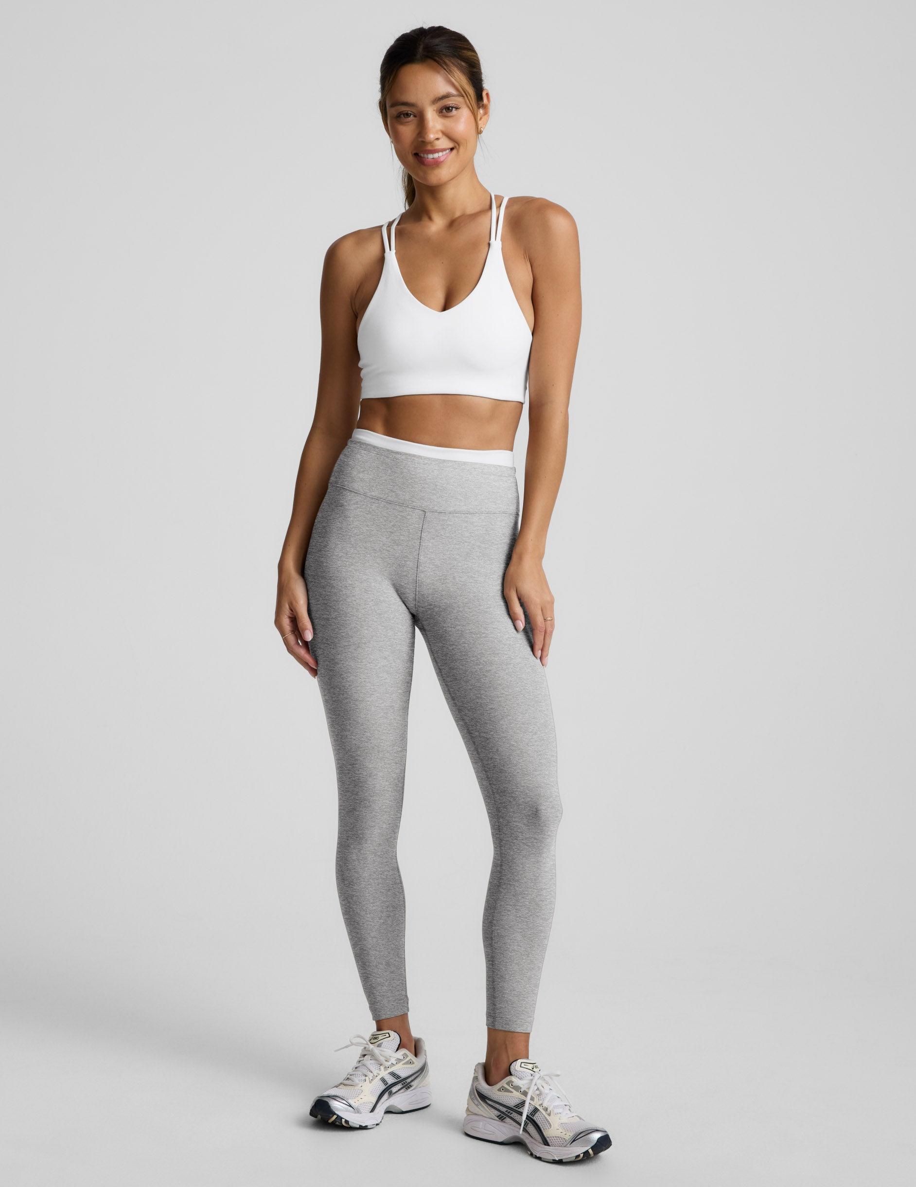 Spacedye Layered High Waisted Midi Legging