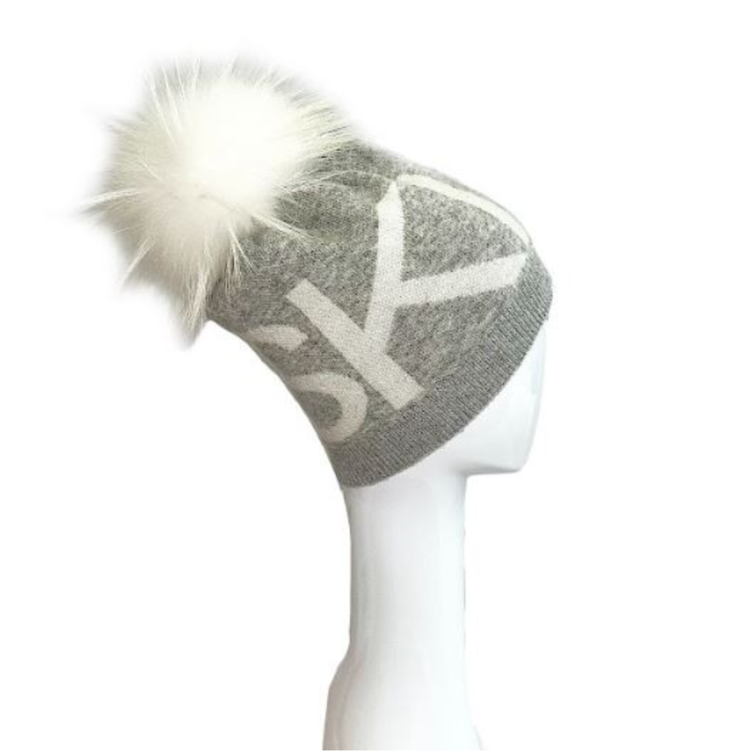 SKI Beanie W/Pom