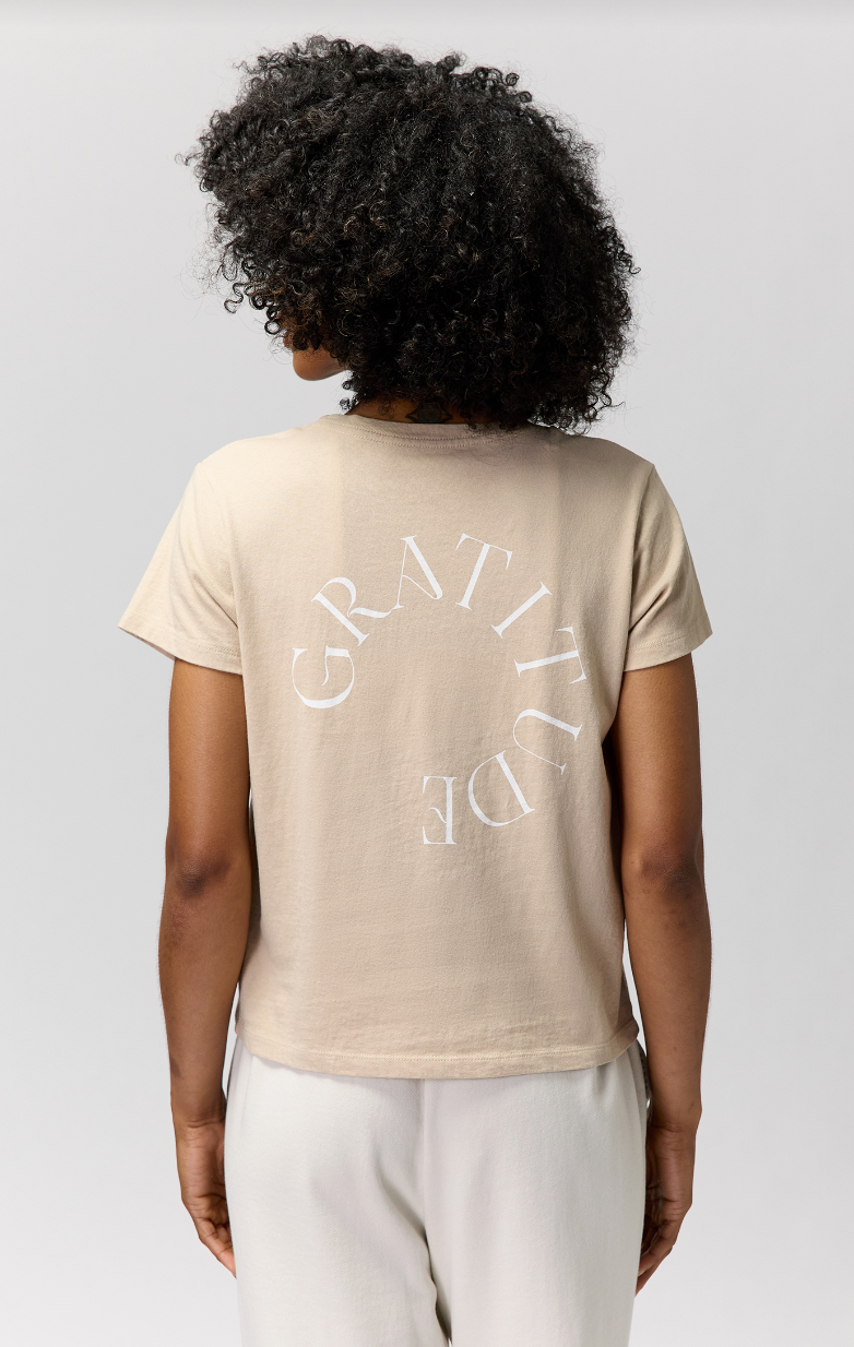 Gratitude Lila Tee