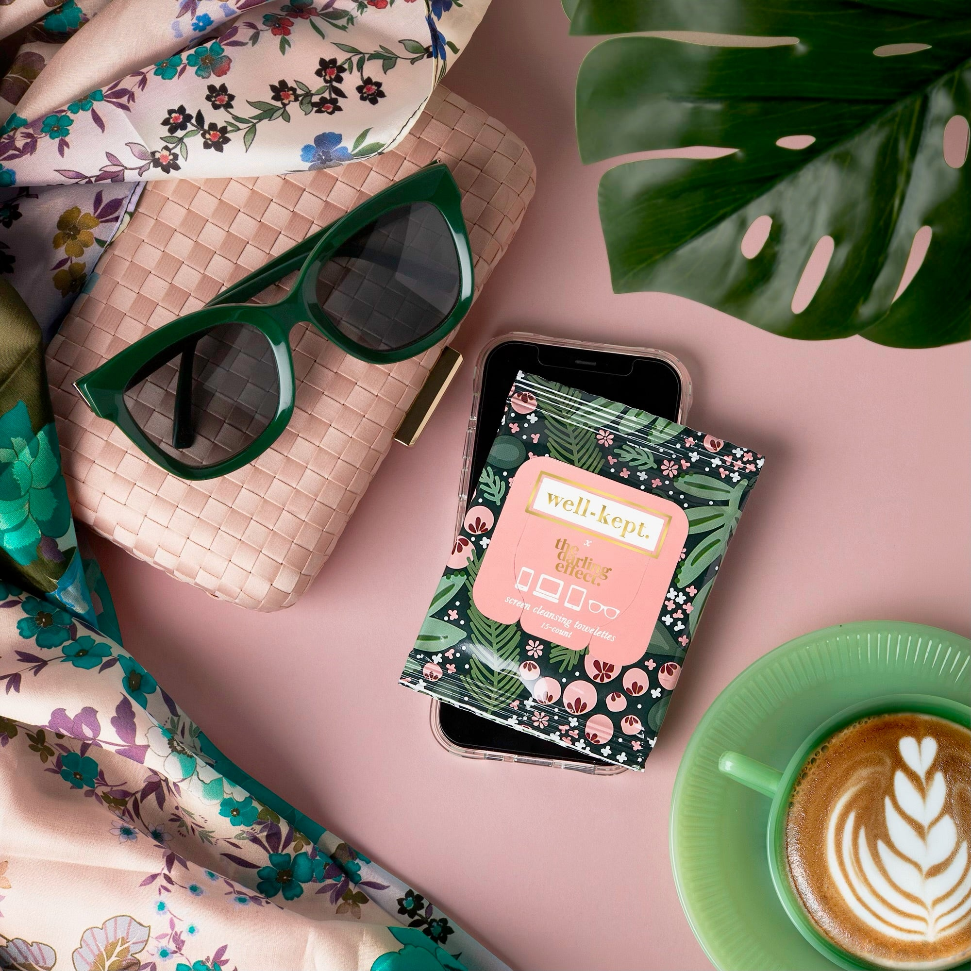 Well-Kept Screen Cleansing Towelettes-Jolly Sprig