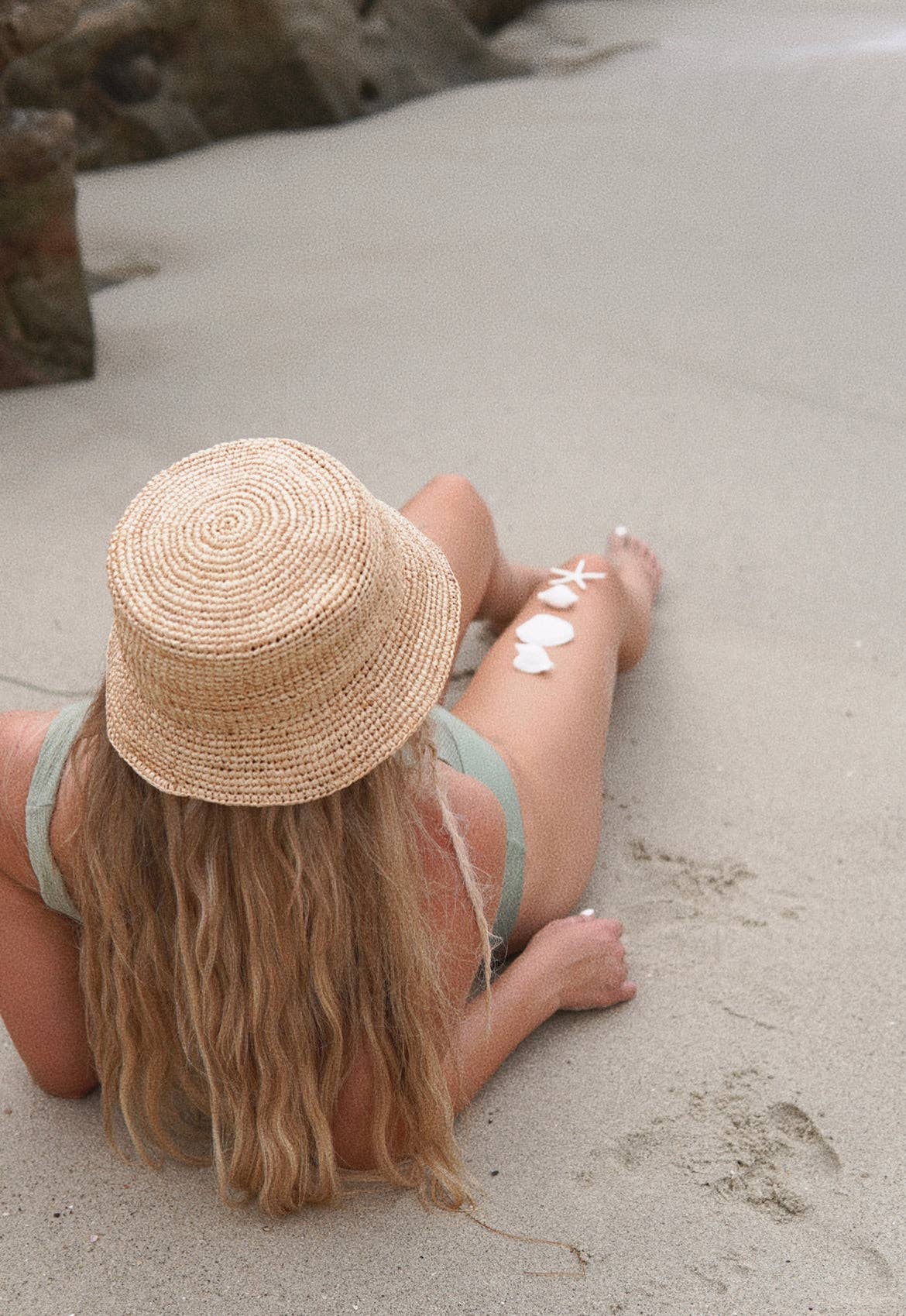 Isla - Raffia Bucket Hat