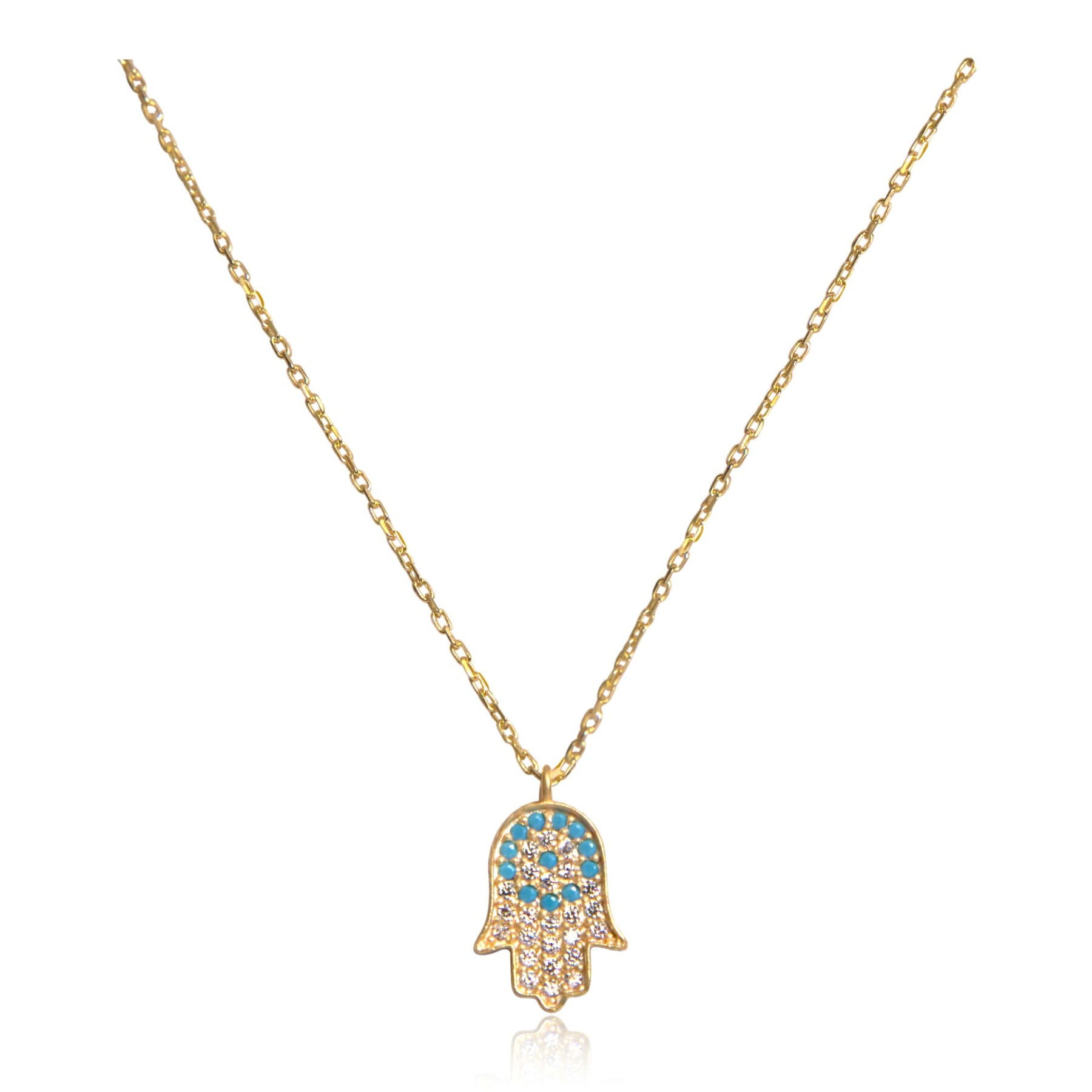Alessia Hamsa Necklace