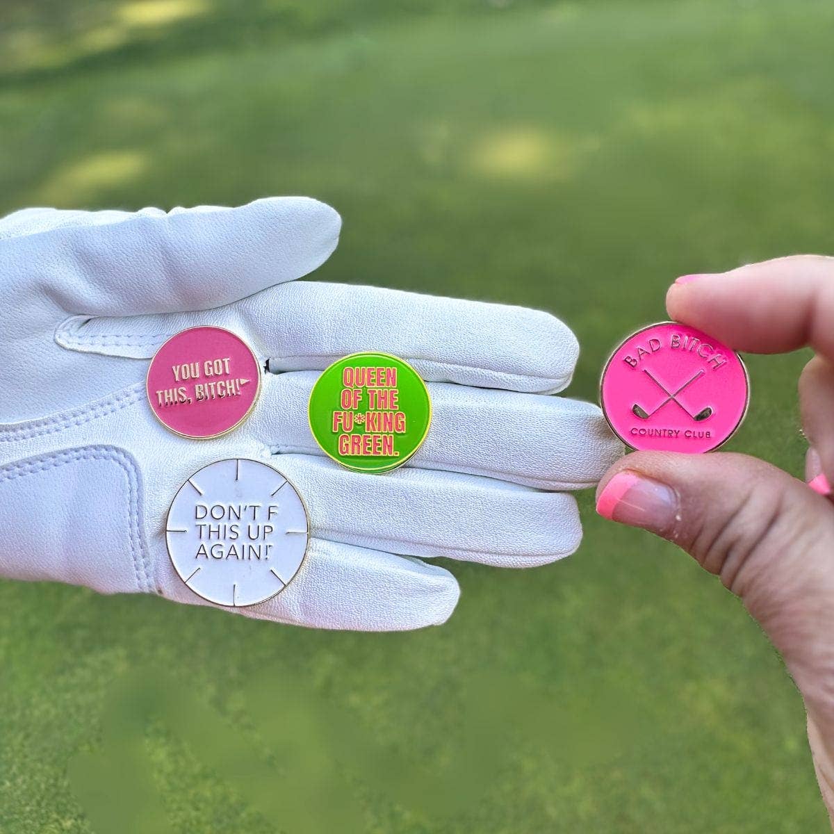 Feisty Women's Golf Ball Marker Hat Clip