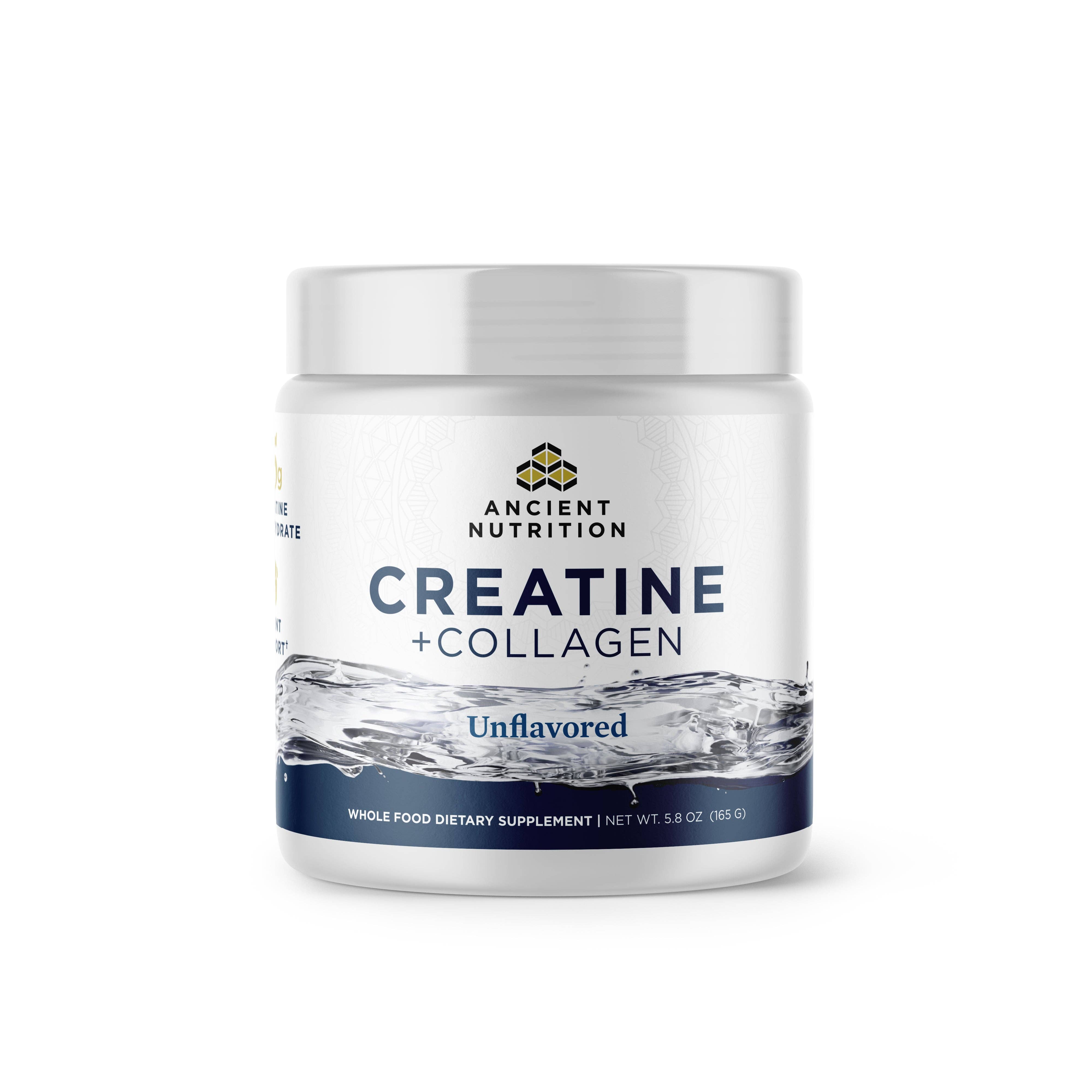 Creatine + Collagen | Powder Unflavored (30 Servings)