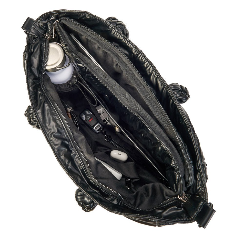 Black Quilted HydroTote