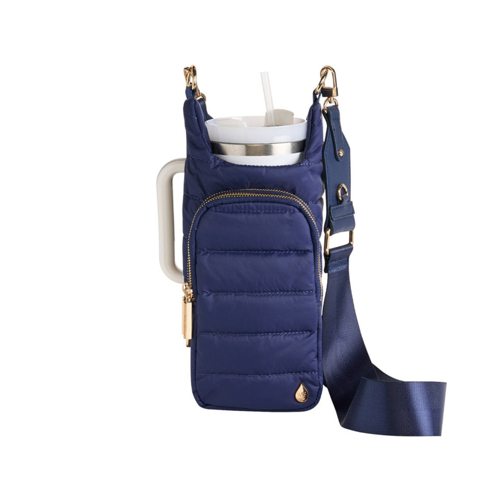 Navy Matte with Solid Vegan Leather Strap