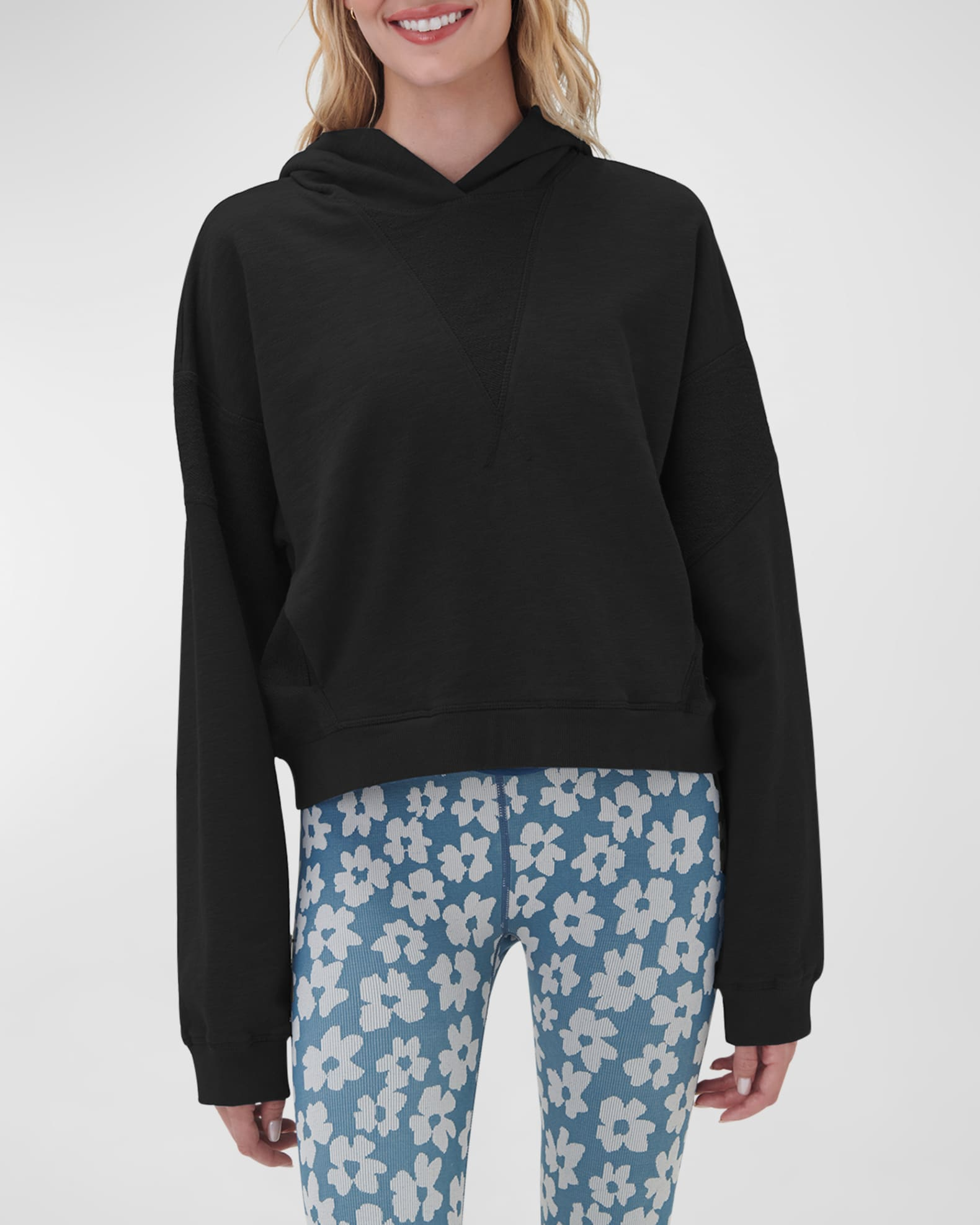 Dolman Patchwork Hoodie