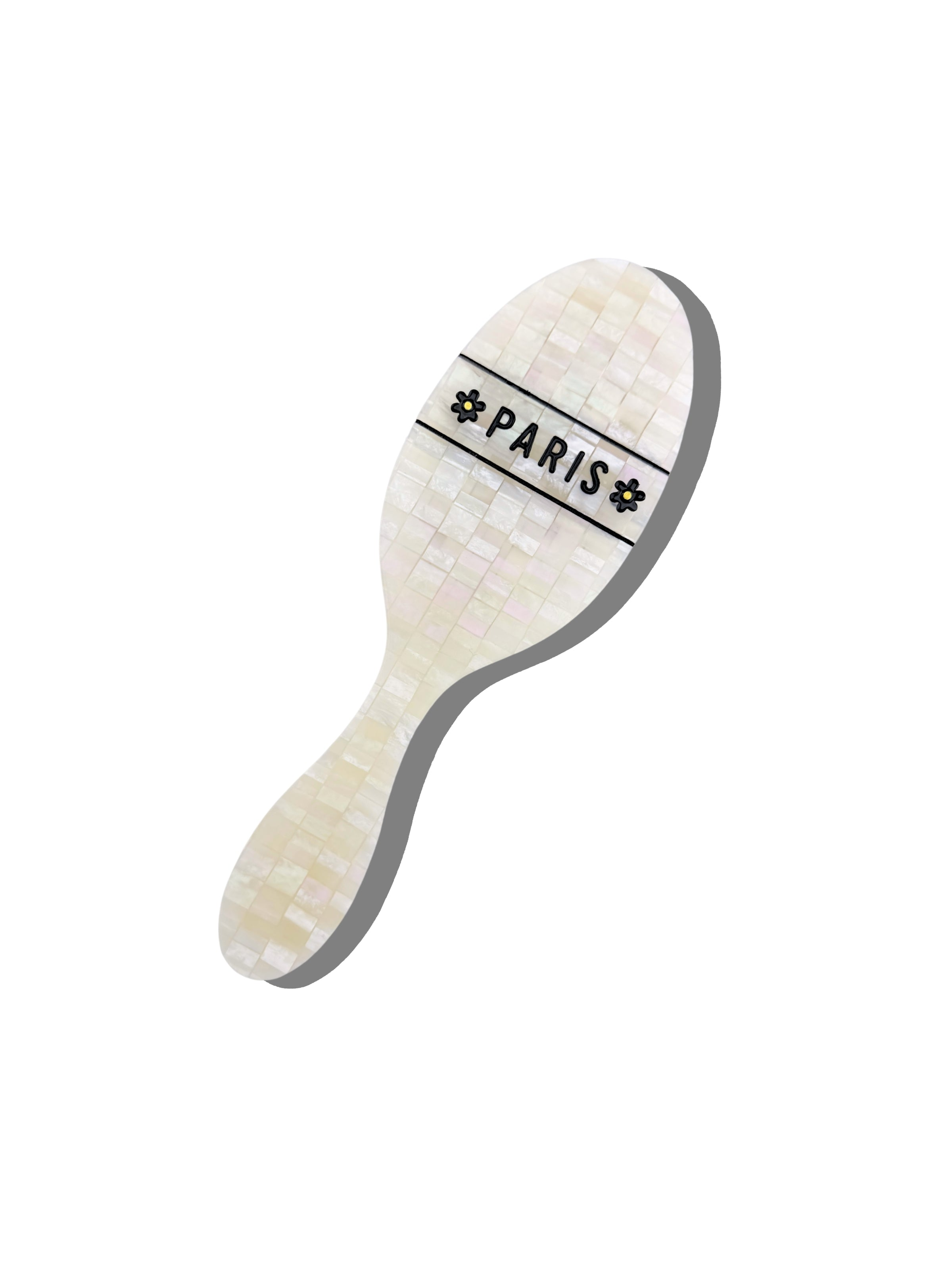 Hand-painted Paris Mosaic Amazing Hair Day Brush | Eco-Friendly