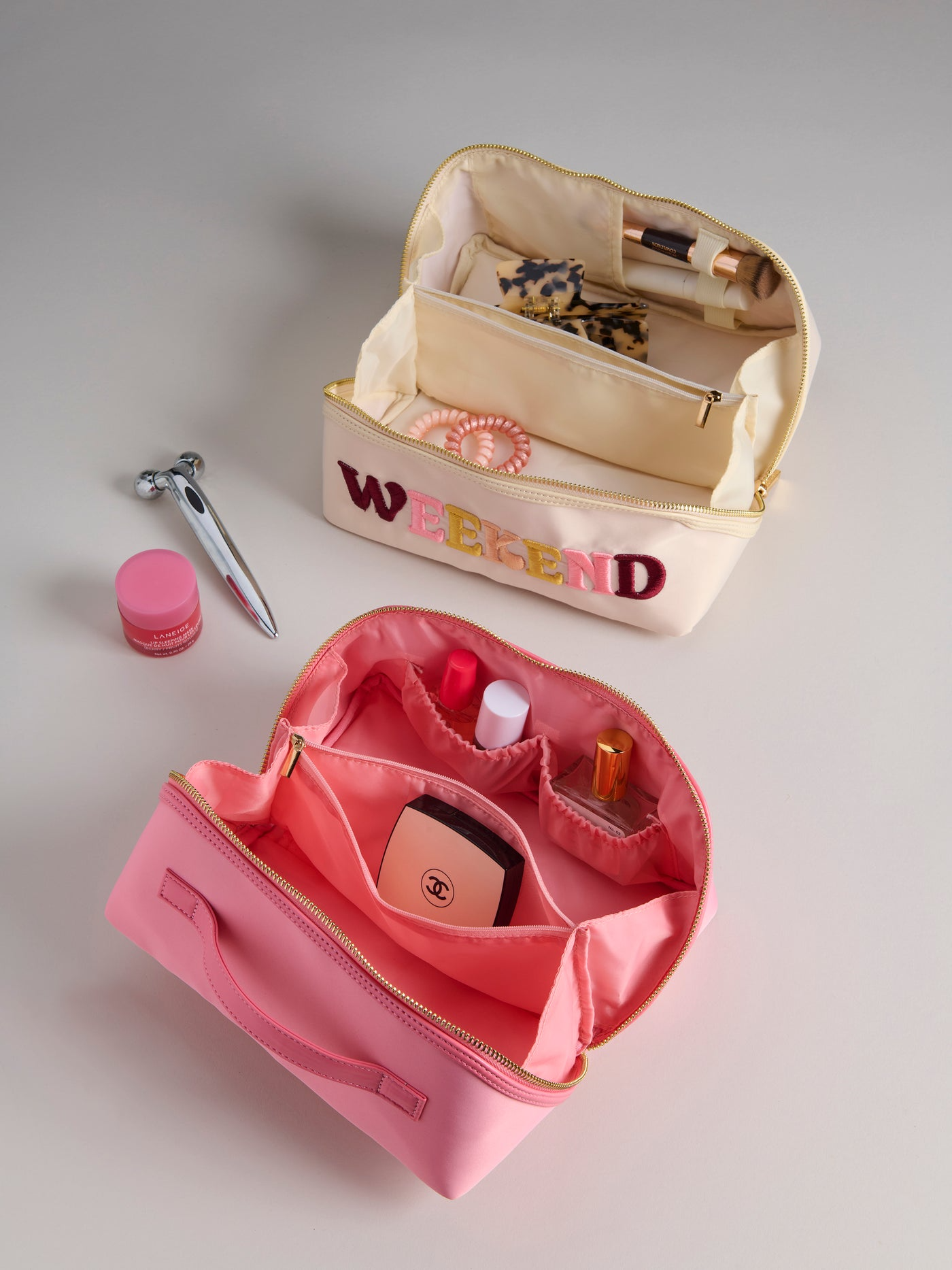 "Weekend" Cosmetic Zip Pouch