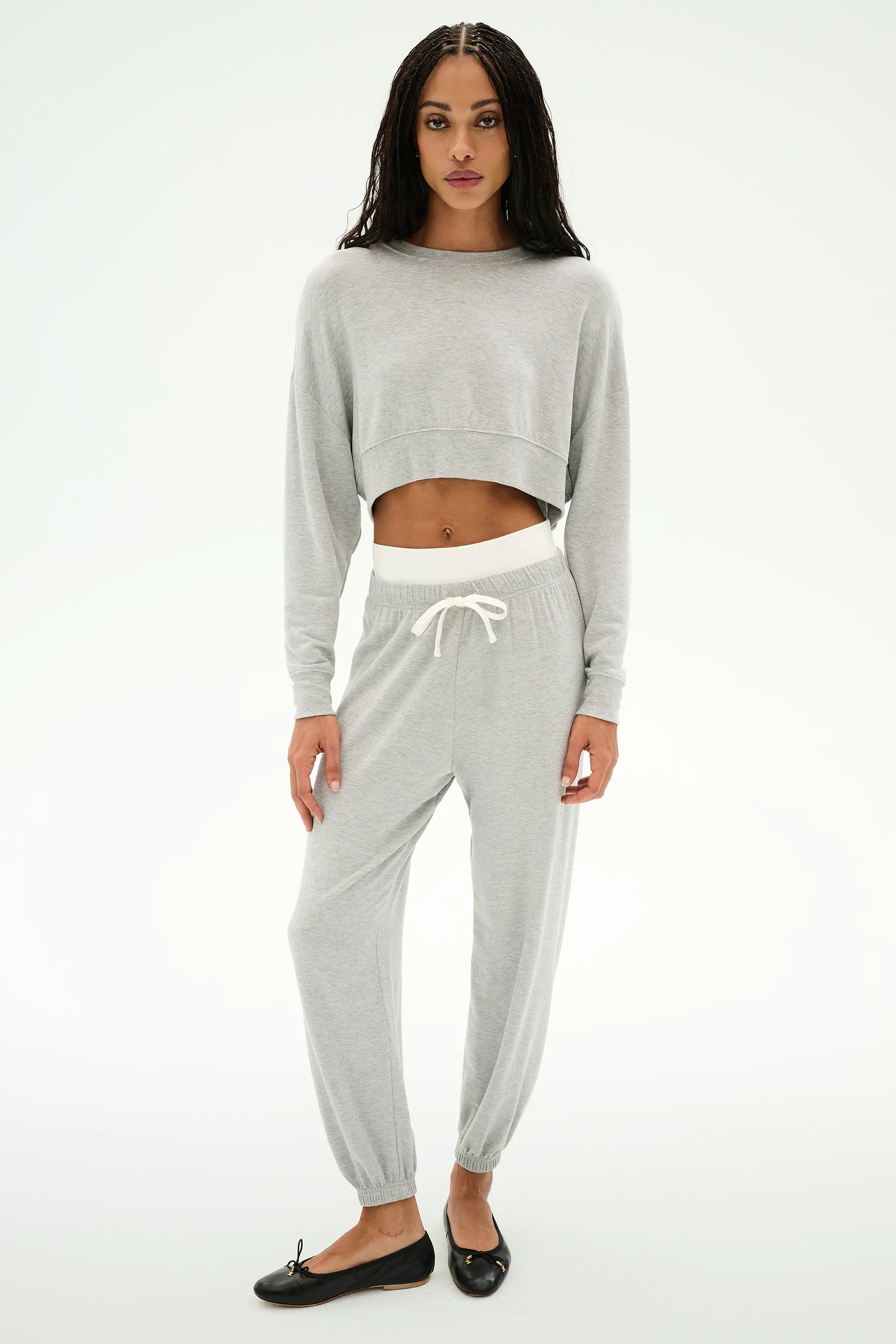 Heather Grey / White