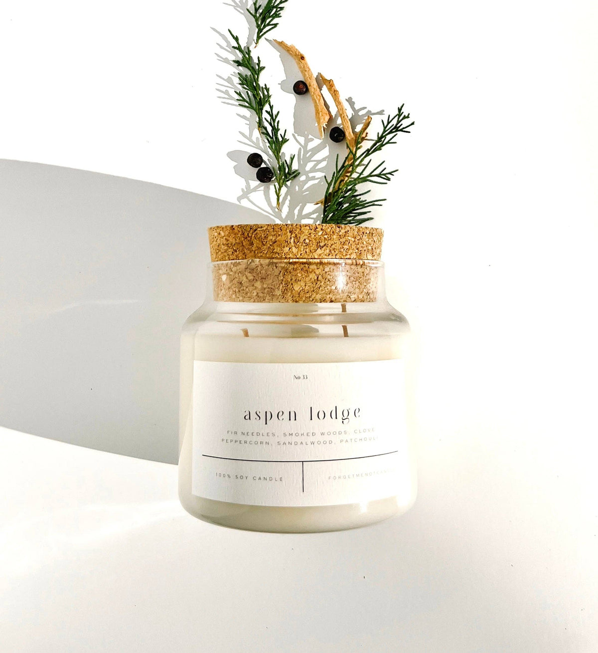 Aspen Lodge 22 oz Glass Candle
