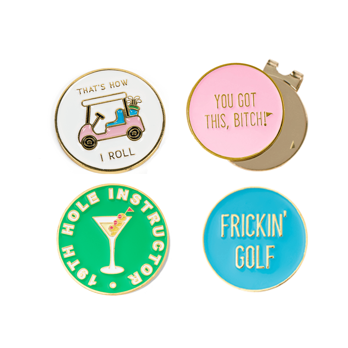 Sassy Women's Golf Ball Marker Hat Clip