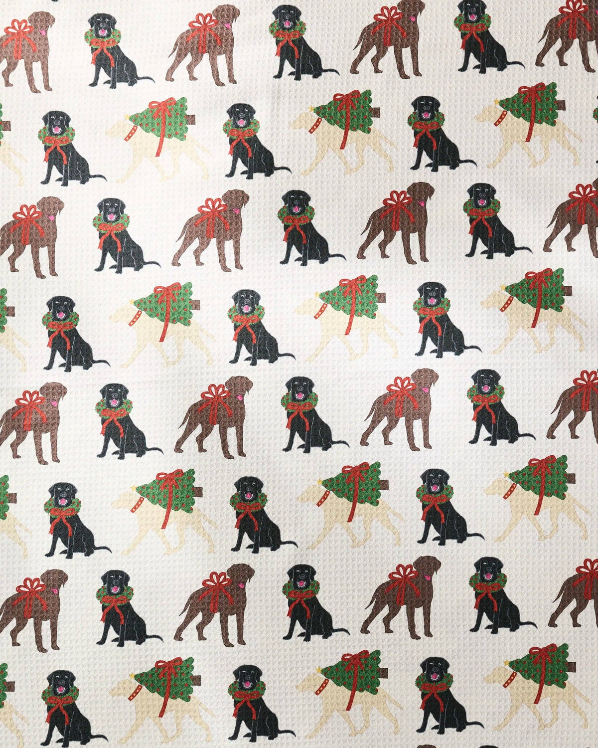Merry Labs Dog Towel Holiday 2026