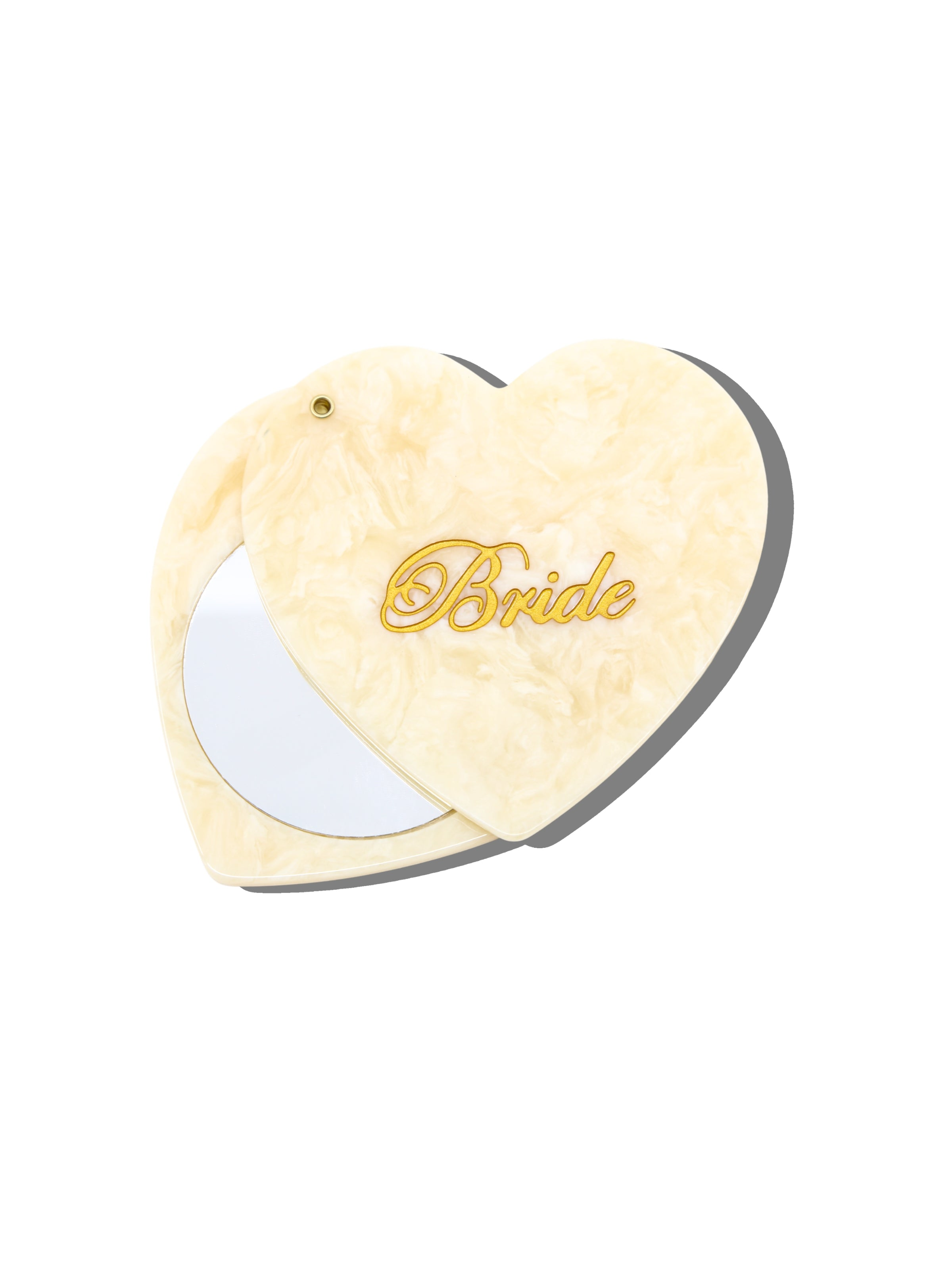 Hand- Painted Bride Compact Mirror | Eco Friendly