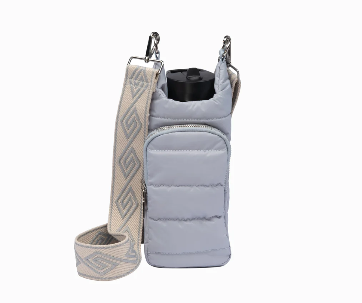 Sky Gray W/ Dark Gray Patterned Strap