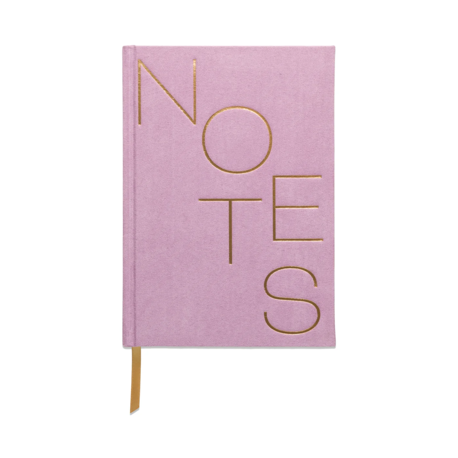Hard Cover Suede Cloth Journal With Pocket - Notes