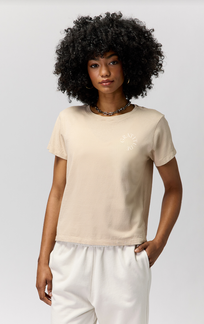 Gratitude Lila Tee