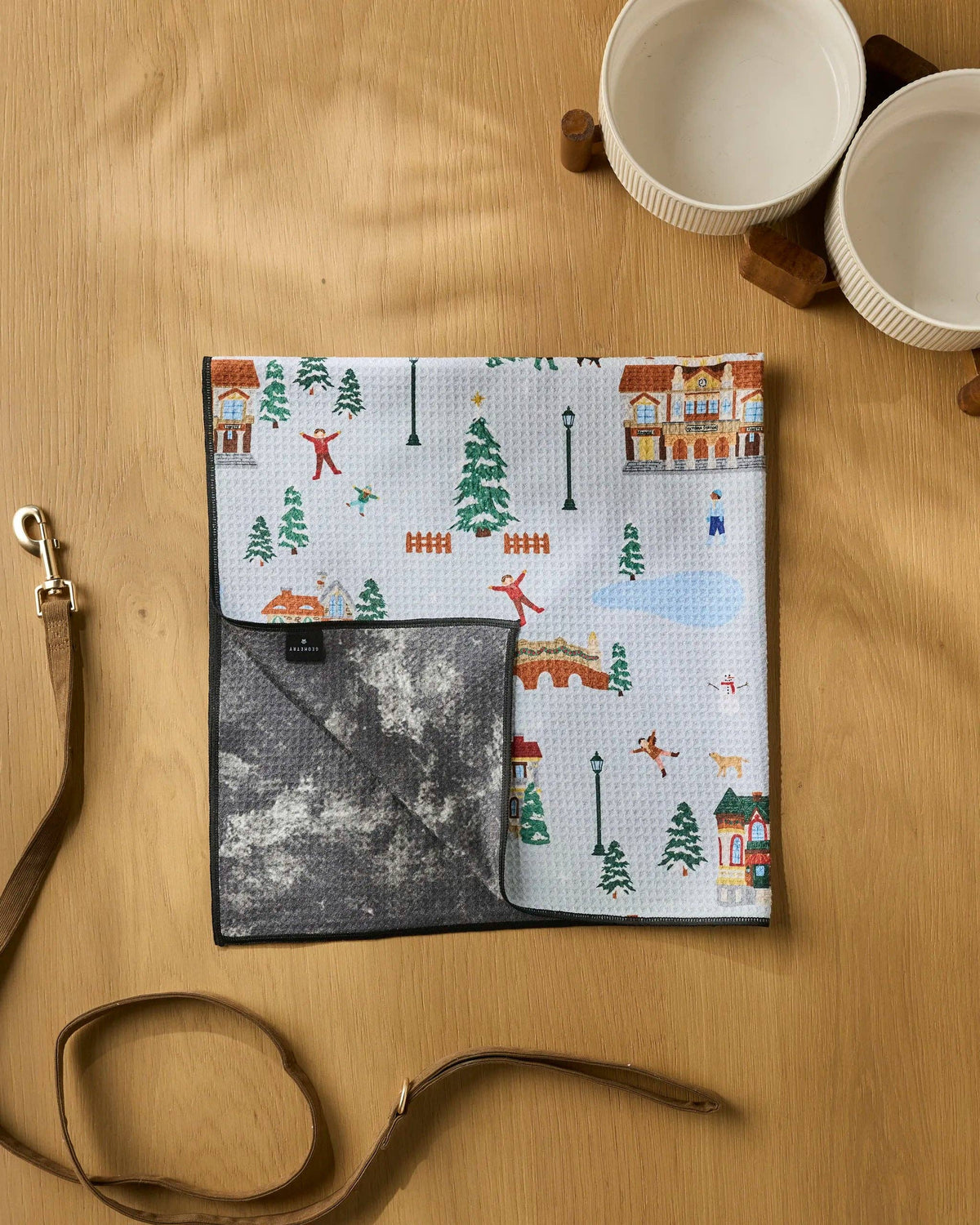 Holiday Nostalgia Dog Towel