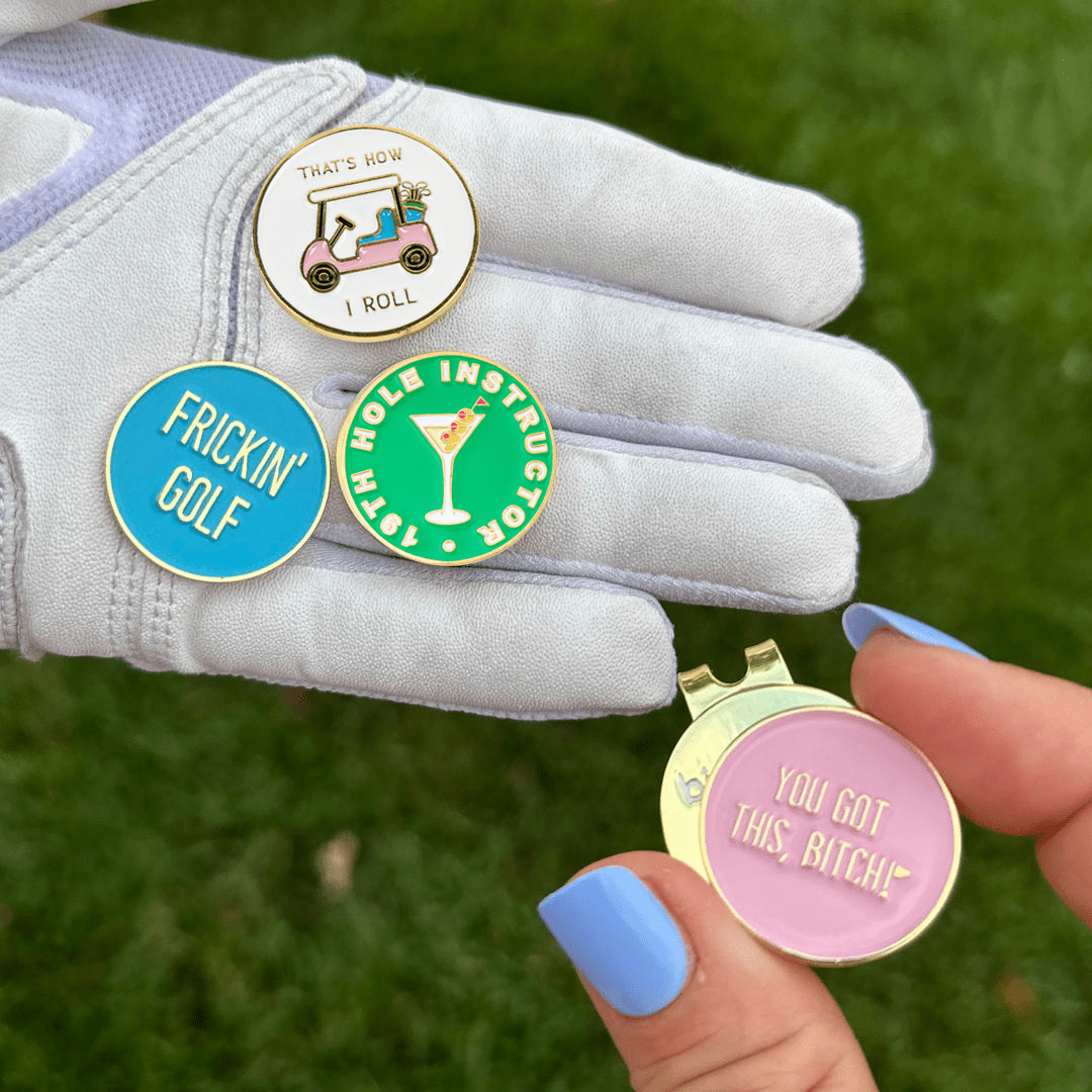 Sassy Women's Golf Ball Marker Hat Clip