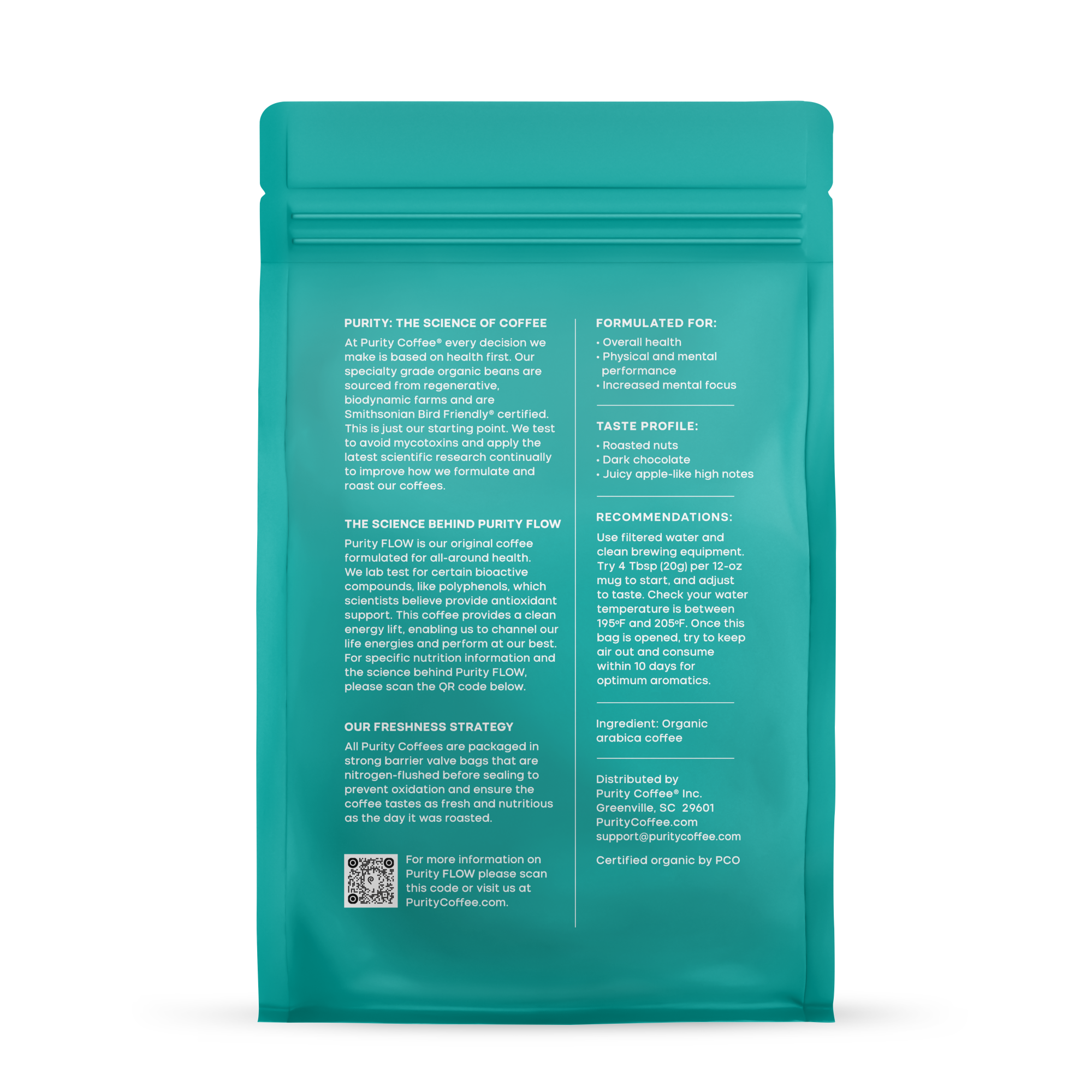 Organic Medium Roast Whole Bean Coffee | FLOW
