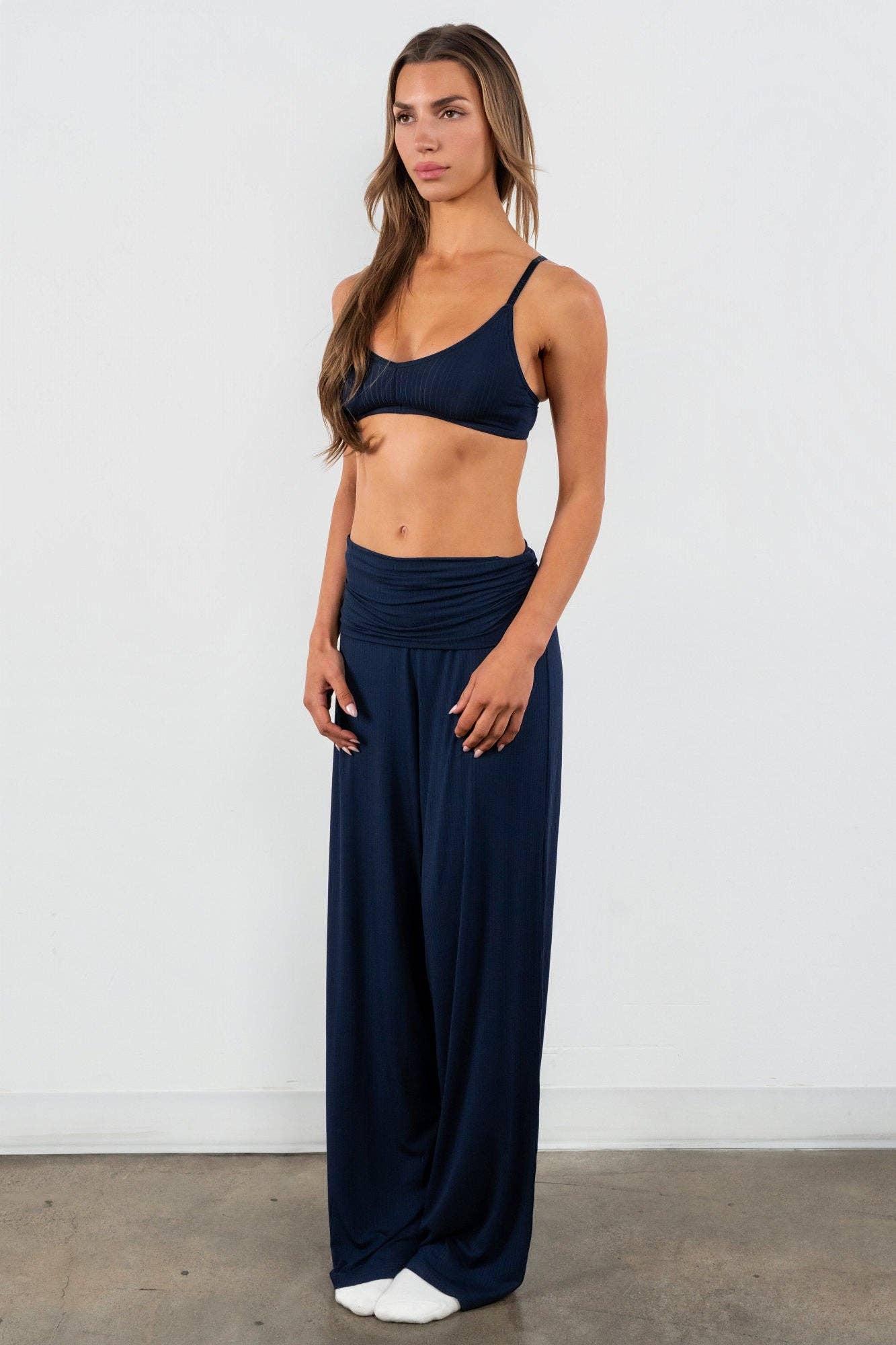 Vitality Float Rib Foldover Pant