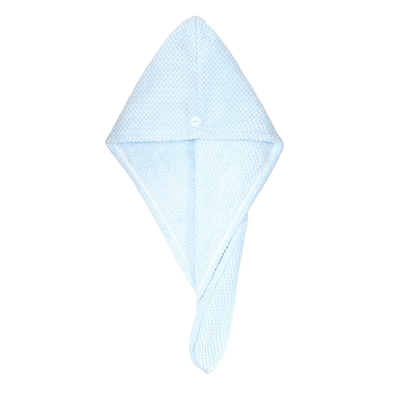 Microfiber Hair Towel - Blue