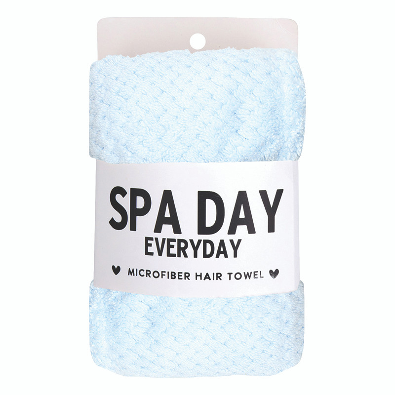 Microfiber Hair Towel - Blue