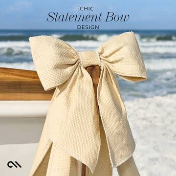 Latte Gingham Bow