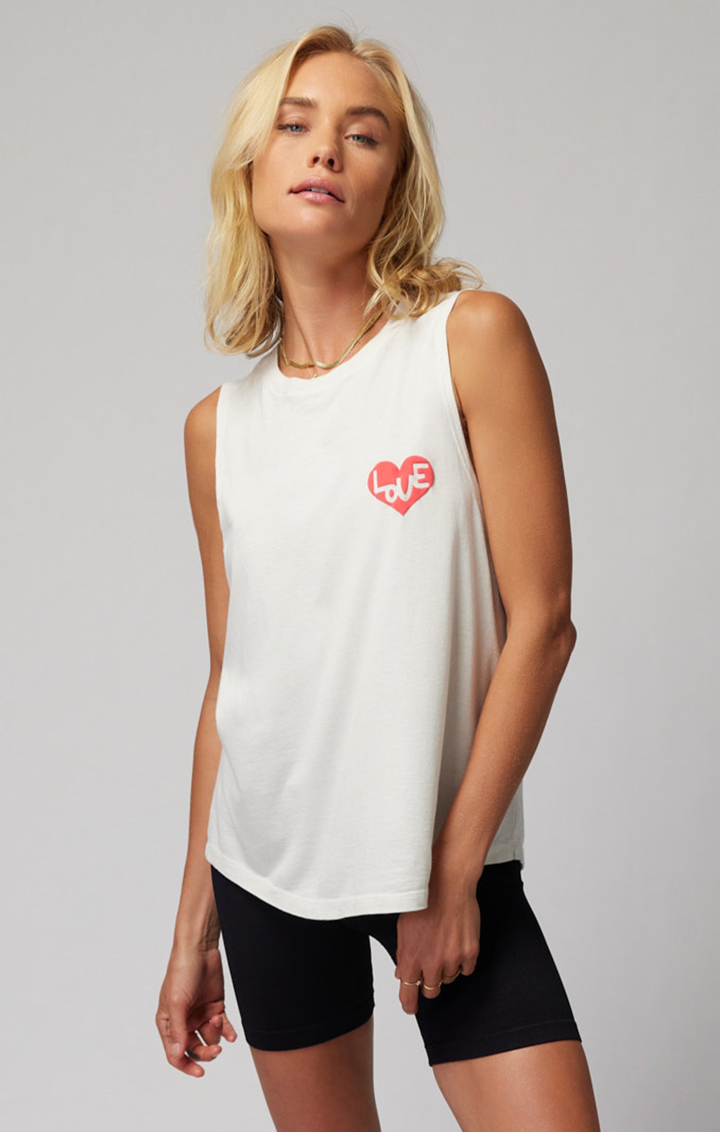Heart Jade Muscle Tank