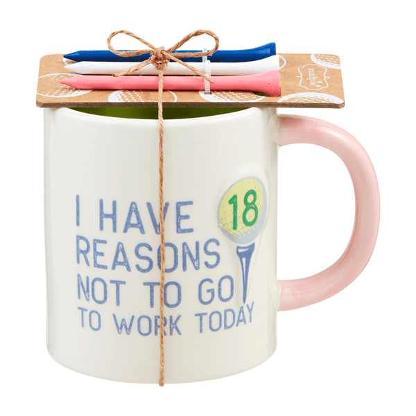 Reasons Golf Tee and Mug Set